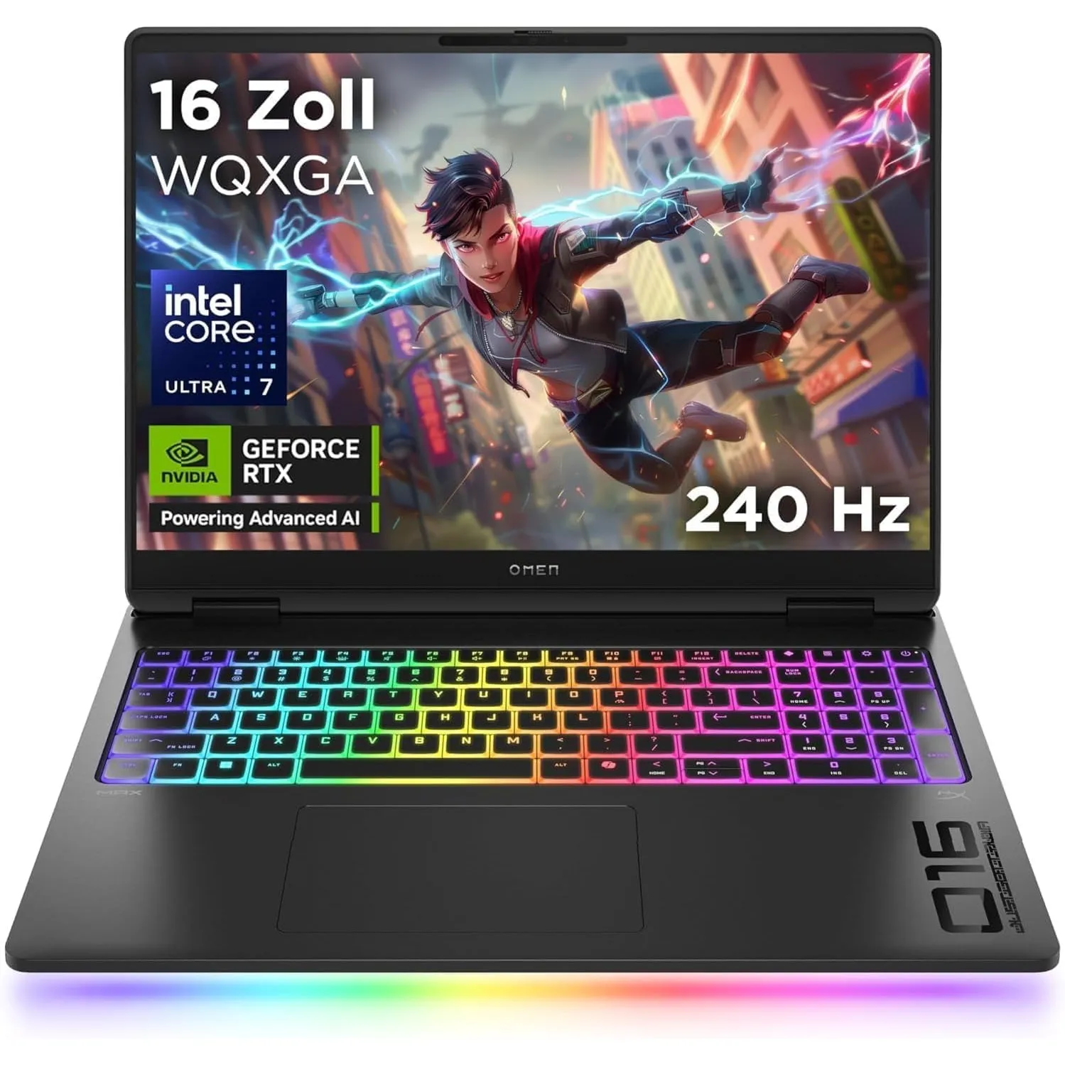HP Omen MAX 16 Gaming Laptop (16" 2.5K Display, Intel Core Ultra 7, 32GB RAM, NVIDIA GeForce RTX 5070 Ti, 1TB, Win11, Q…