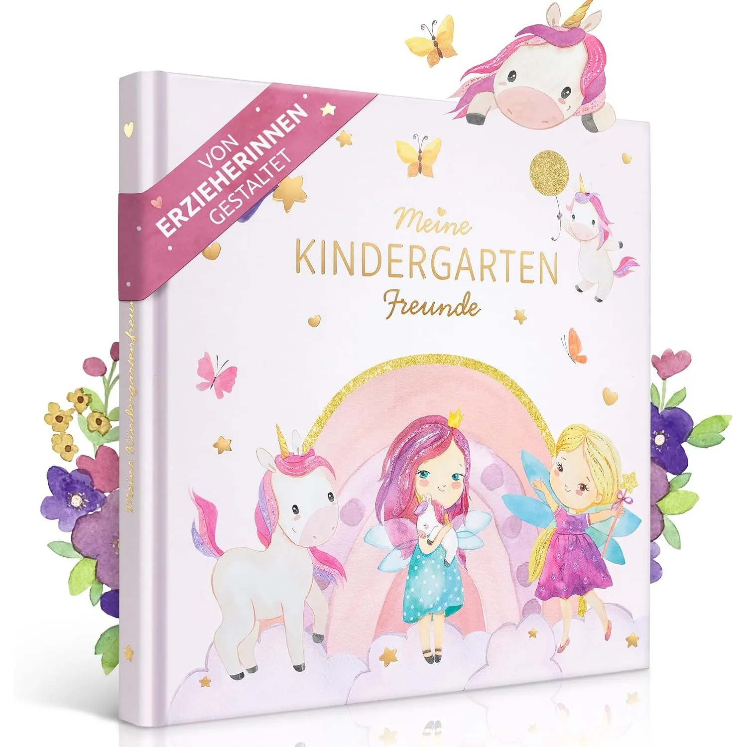 EULENTALER Kindergarten Freundebuch Mädchen | Von Erzieherinnen gestaltet