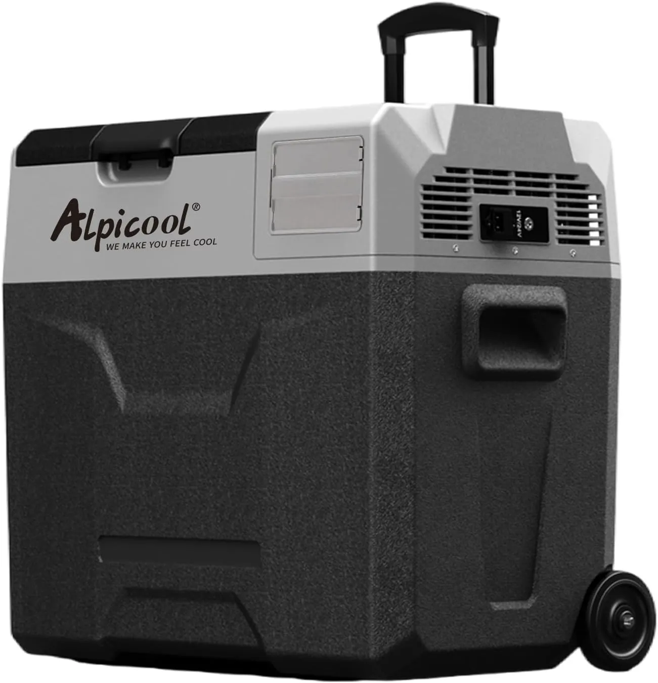 Alpicool ECX50 50L Compressor Cool Box, 12 V Cool Box, Electric Portable Car Fridge for Camping, with USB Connection, T…