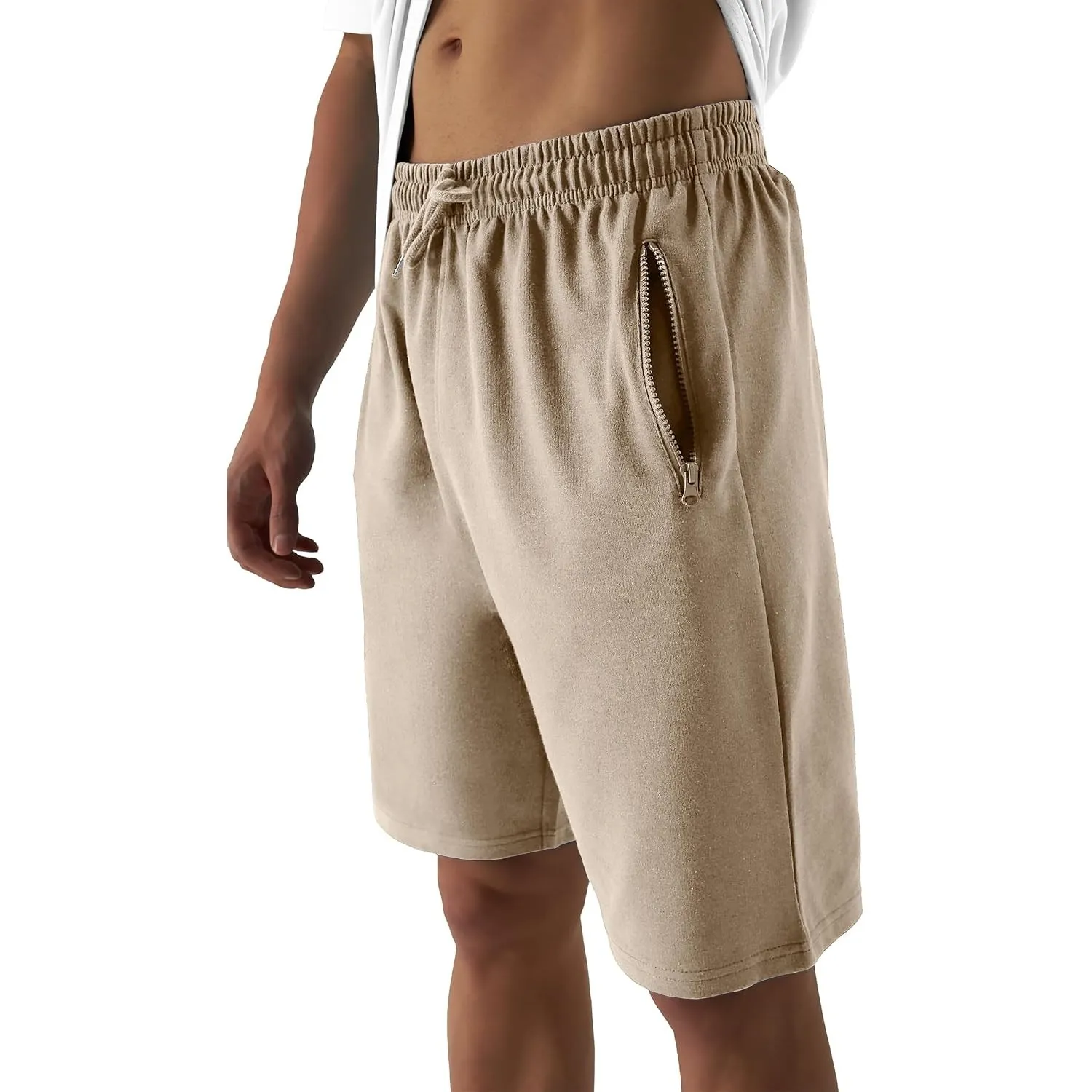 Smith & Solo Sporthose Herren Kurz - Kurze Hosen Herren, Laufshorts Männer Sommer Baumwolle Jogginghose Fitnesshose Spo…