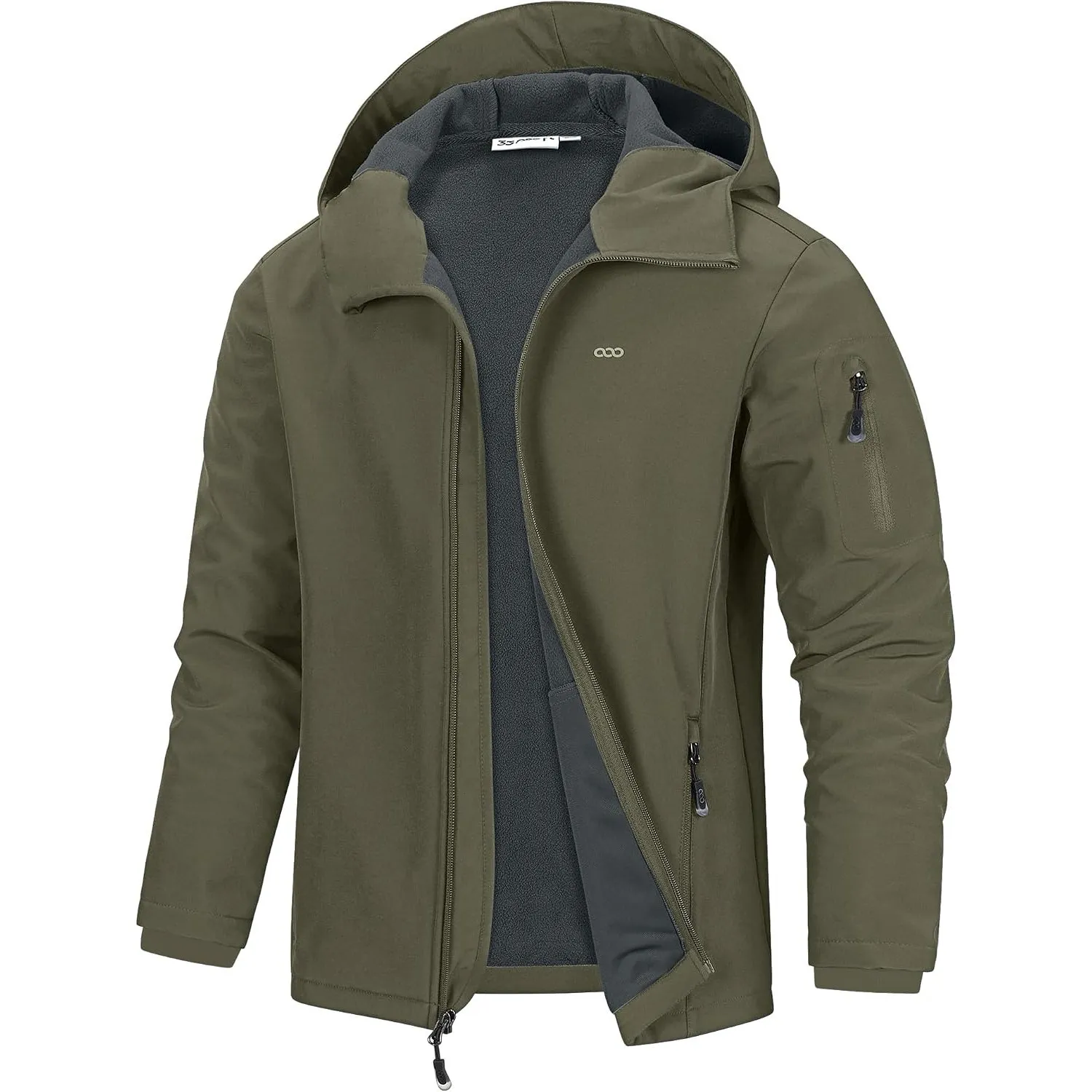 33,000ft Jacke Herren Wasserdichte Atmungsaktiv Softshelljacke Regenjacke