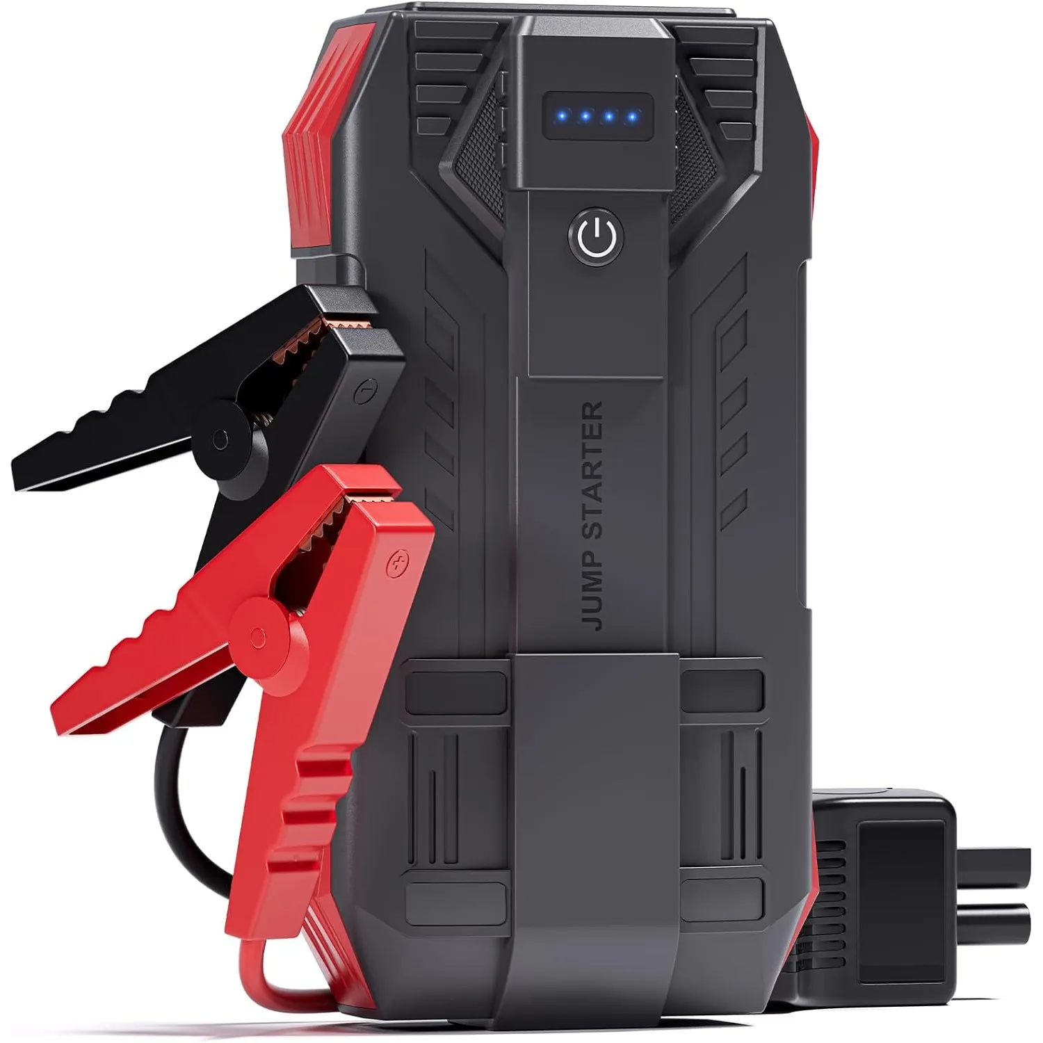 Povasee Starthilfe Powerbank für Pkw, 6000A Booster Auto Starthilfe (bis zu 10L Benzin/8L Diesel), Starter Powerbank mi…