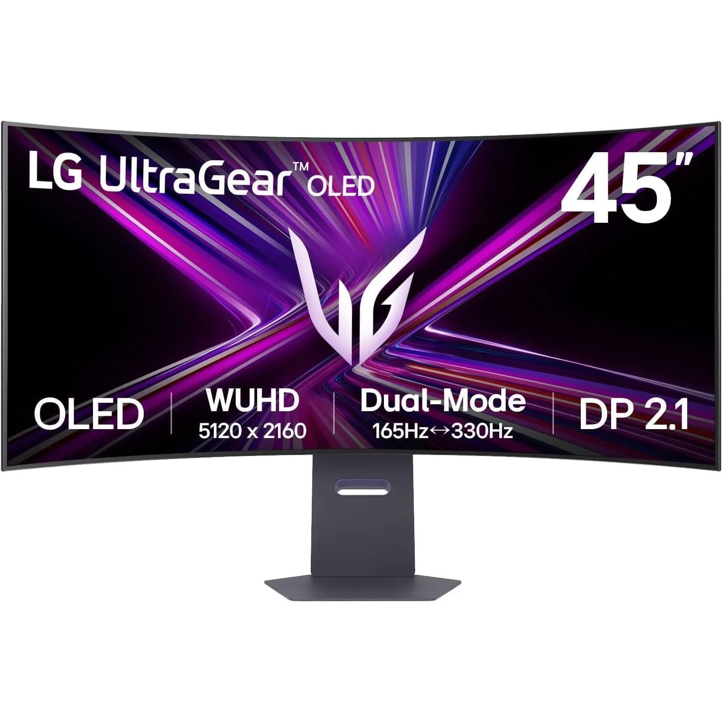 LG Ultragear™ 45GX950A-B.AEU (45 Zoll) 21:9 Curved 800R 5K2K OLED Gaming-Monitor, 165Hz/330Hz, AMD FreeSync™ Premium Pr…