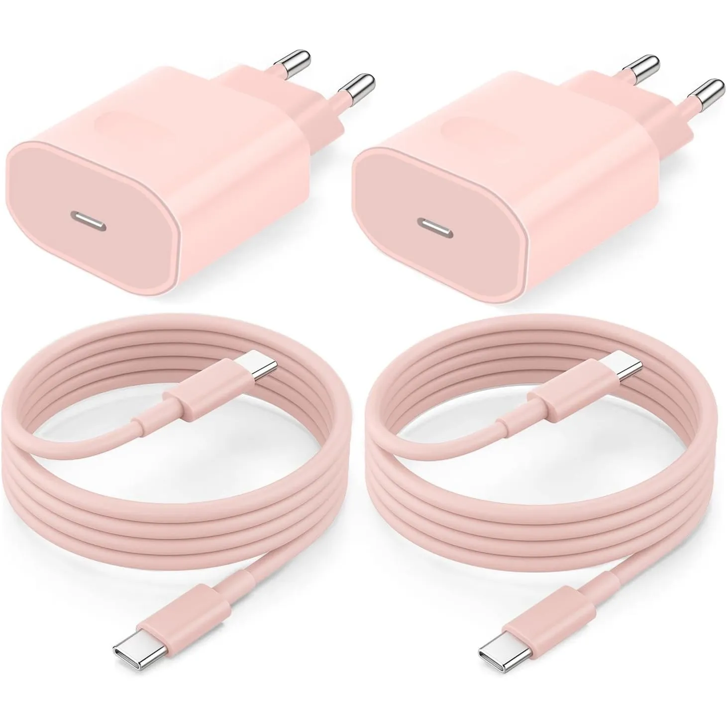 USB C Ladegerät Ladekabel für iPhone 17 16 16e 15/17 16 15 Pro/17 16 15 Pro Max/Plus,2Pack 25W USB C Power Adapter Schn…