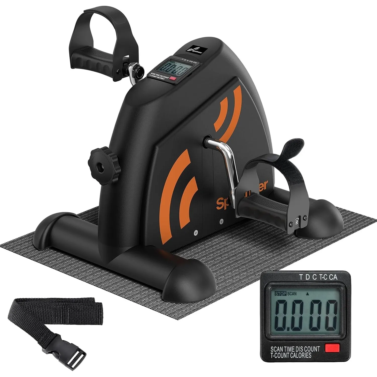 Sportneer Pedaltrainer für Senioren,Mini Heimtrainer mit LCD-Display