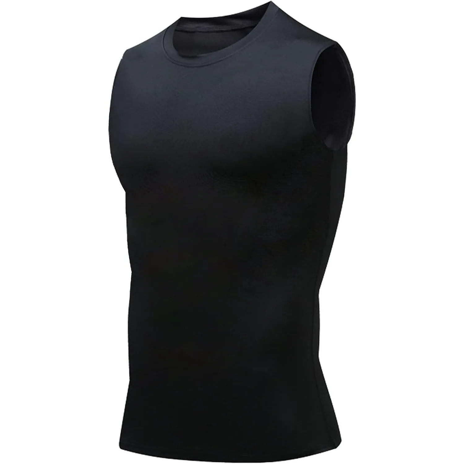 NEMXCE Kompressionsshirt Herren Shapewear Compression Shirt Bauchweg Unterhemd Body Shaper Tank Top Funktionsshirt