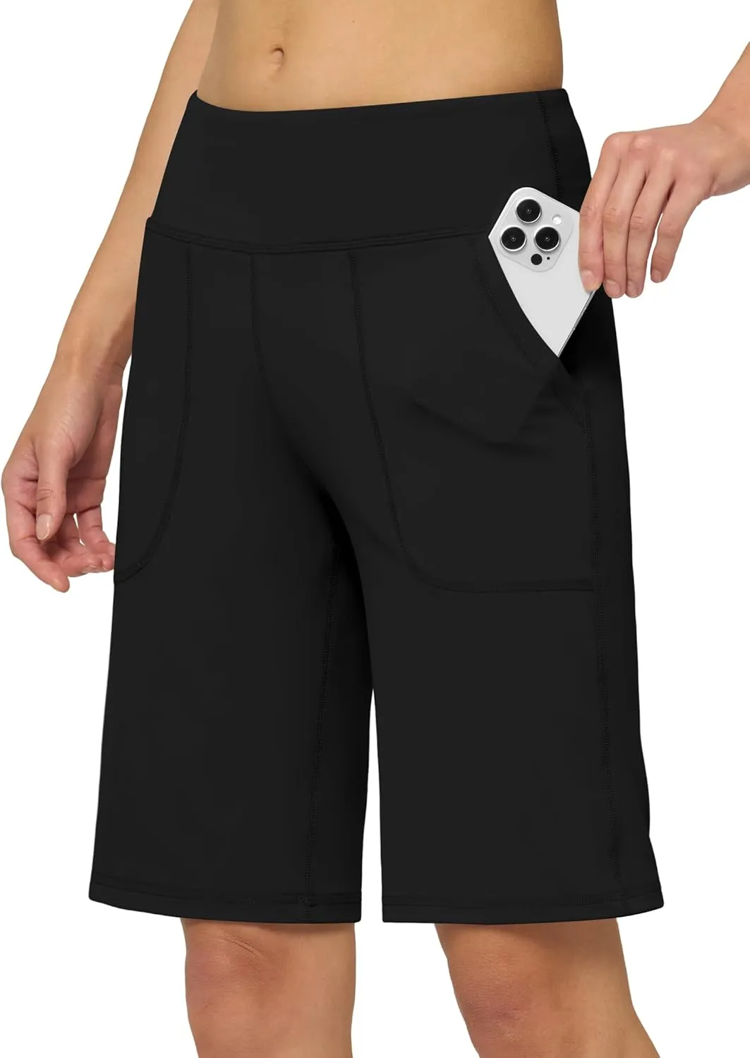 WILIIT Shorts Women's Summer Sports Trousers Bermuda Cotton Yoga Shorts High Waist Shorts Running Shorts Training Trous…
