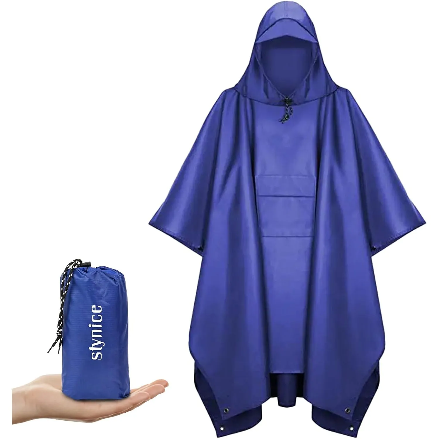 Regenponcho Herren Damen Wasserdicht Regencape für Outdoor Wandern Festival