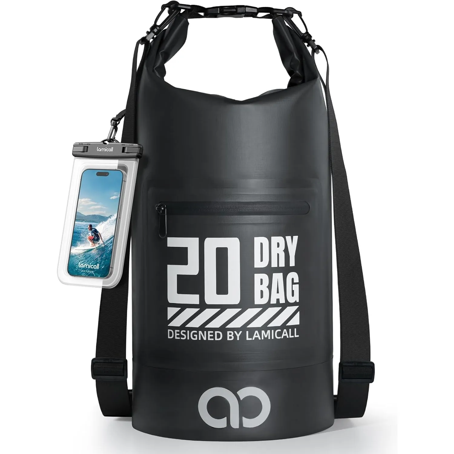 Lamicall Dry Bag, wasserdichte Tasche Beutel, Wasserfester Rucksack Drybag | [Robust & Kratzfest] 5L/10L/20L/30L/40L Wa…