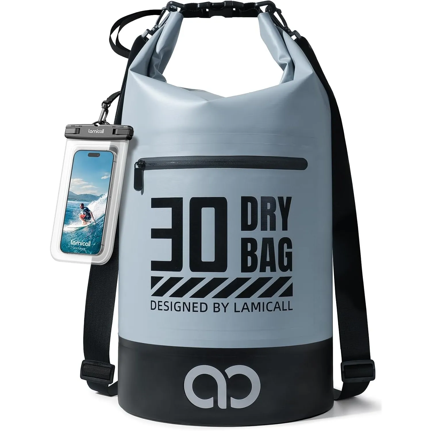 Lamicall Dry Bag, wasserdichte Tasche Beutel, Wasserfester Rucksack Drybag | [Robust & Kratzfest] 5L/10L/20L/30L/40L Wa…