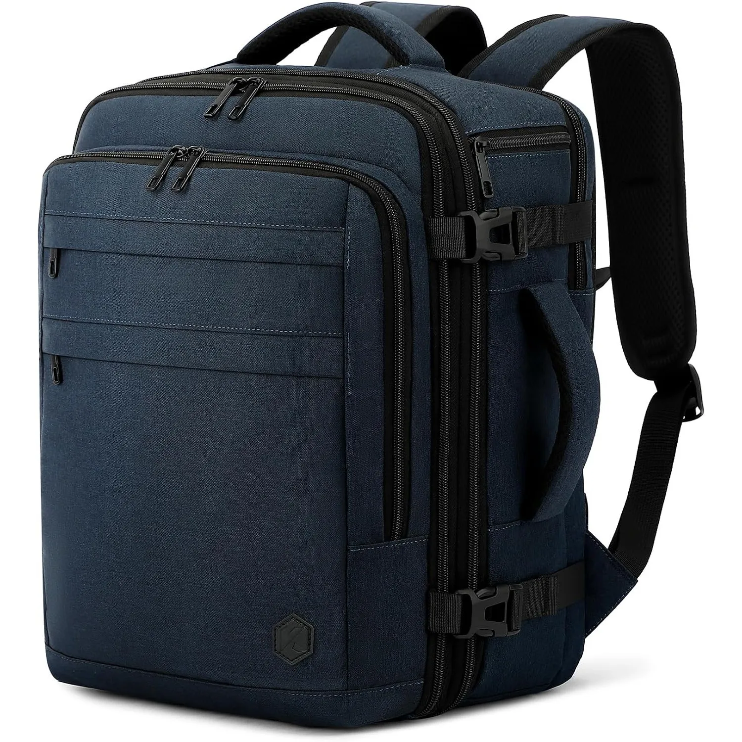 VANKEV Ryanair easyJet Eurowings Handgepäck Erweiterbar Rucksack 40x30x20 | 24L-30L, Intelligente Kapazität, Sitzunter …