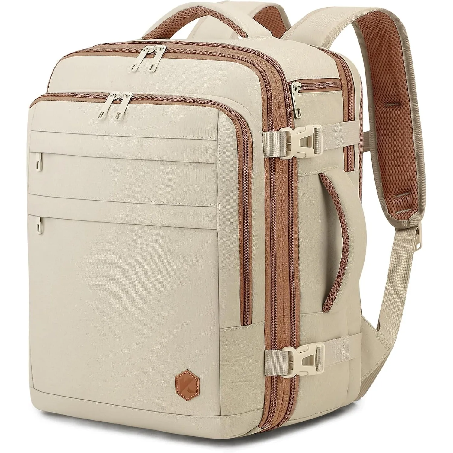 VANKEV Ryanair easyJet Eurowings Handgepäck Erweiterbar Rucksack 40x30x20
