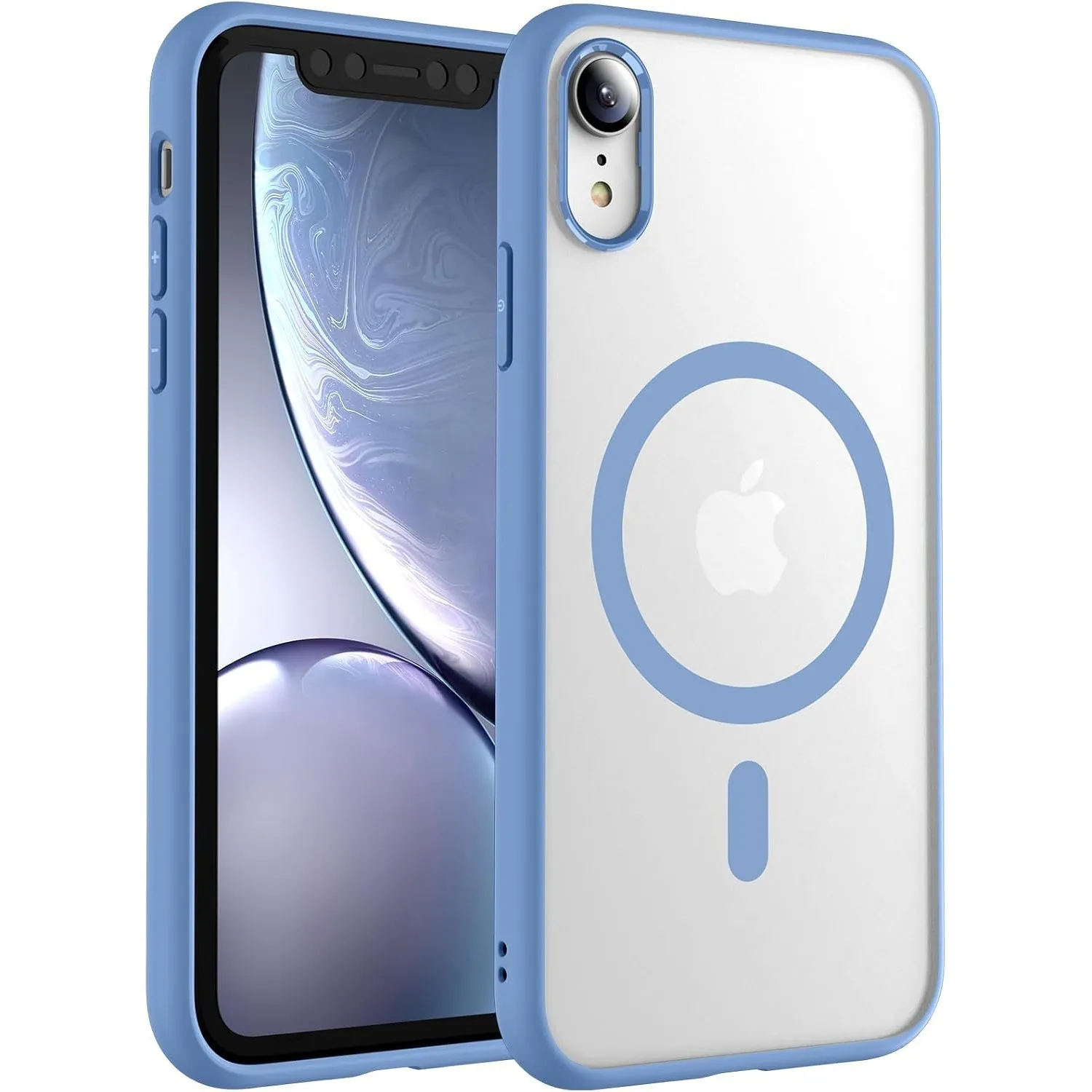 TOCOL für iPhone XR Hülle, Kompatibel mit MagSafe, Hellblau