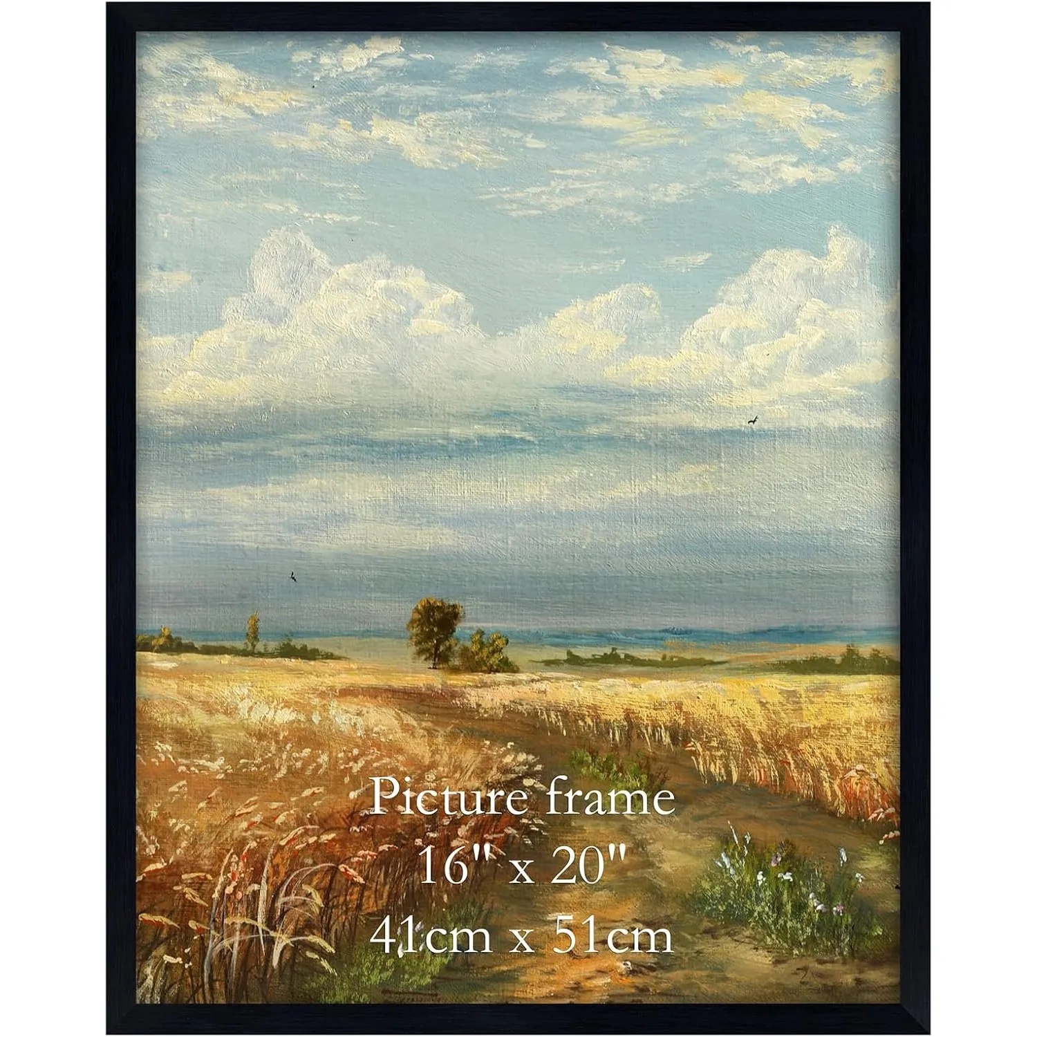 Giftgarden Bilderrahmen 40x50 cm, Einzel Rahmen für 50x40 cm Fotos und Bilder | Großer Posterrahmen – ausschließlich fü…