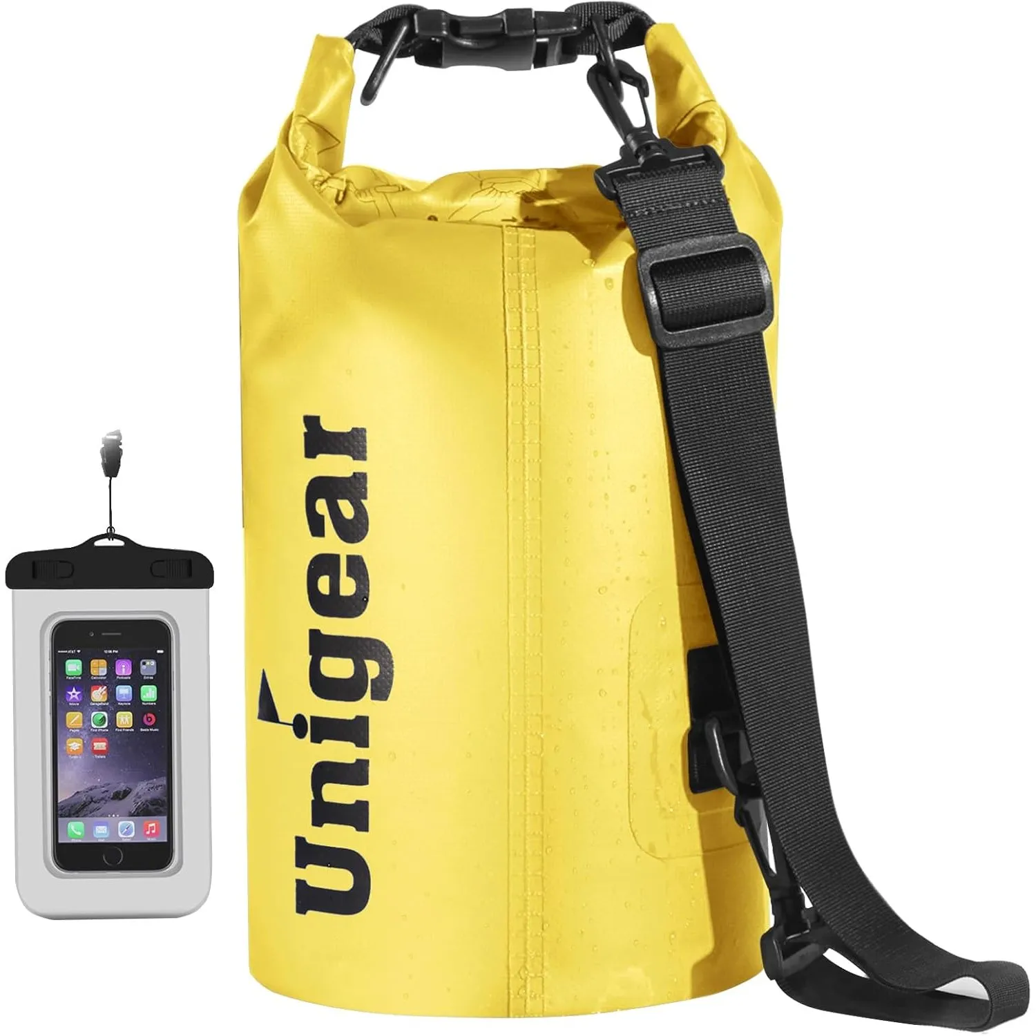 Unigear Dry Bag, 2L/5L/10L/20L/30L/40L, wasserdichter Beutel Rucksack, wasserdichte Taschen Seesack Packsack mit Handyt…