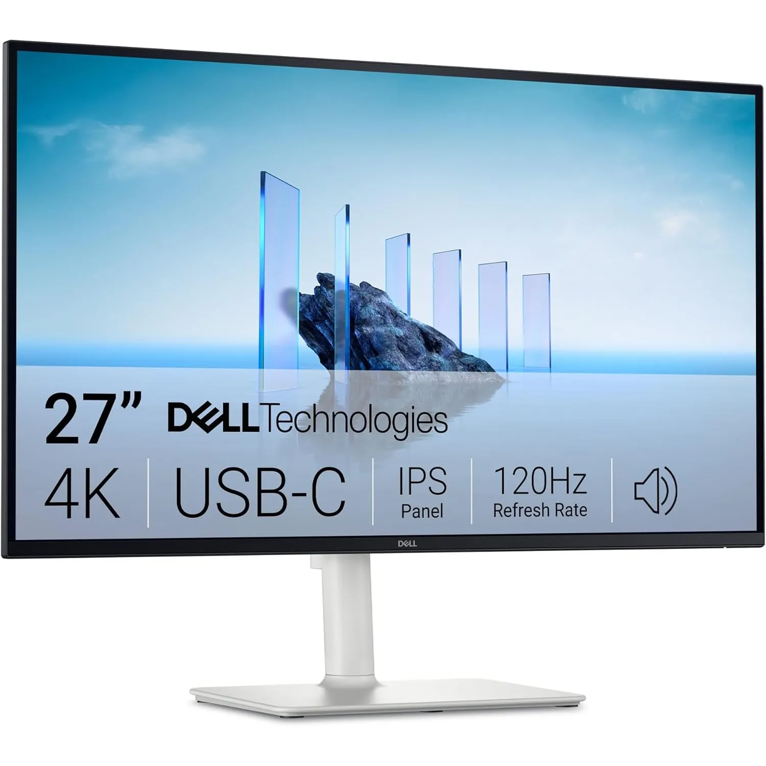Dell 27 Plus USB-C Monitor - S2725QC, 4K UHD (3840x2160), 120Hz, IPS, 4ms