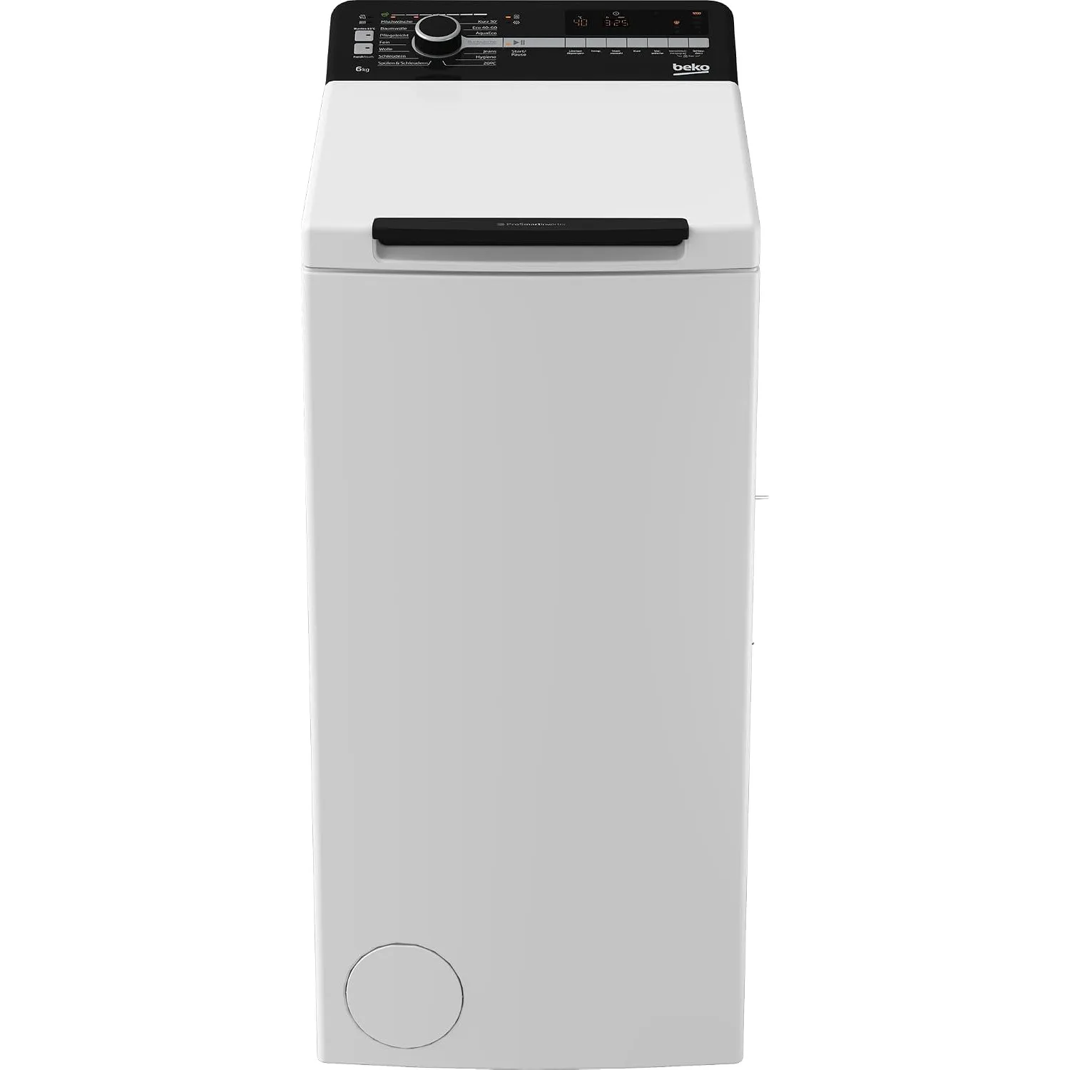 Beko BTL1WFP10622DE Waschmaschine, 6 kg, 1200 U/min, Toplader, allergikergeeignet, Express, ProSmart Inverter Motor, 14…
