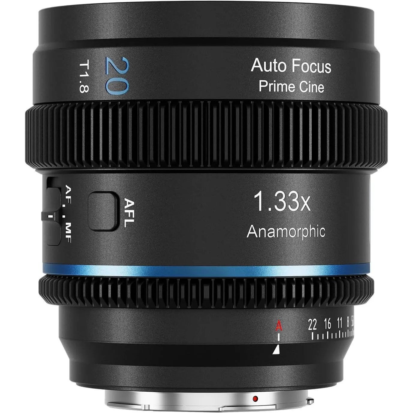 SIRUI 20mm T1.8 1.33x Anamorphot S35 AF X-Mount Objektiv Neutral Flare