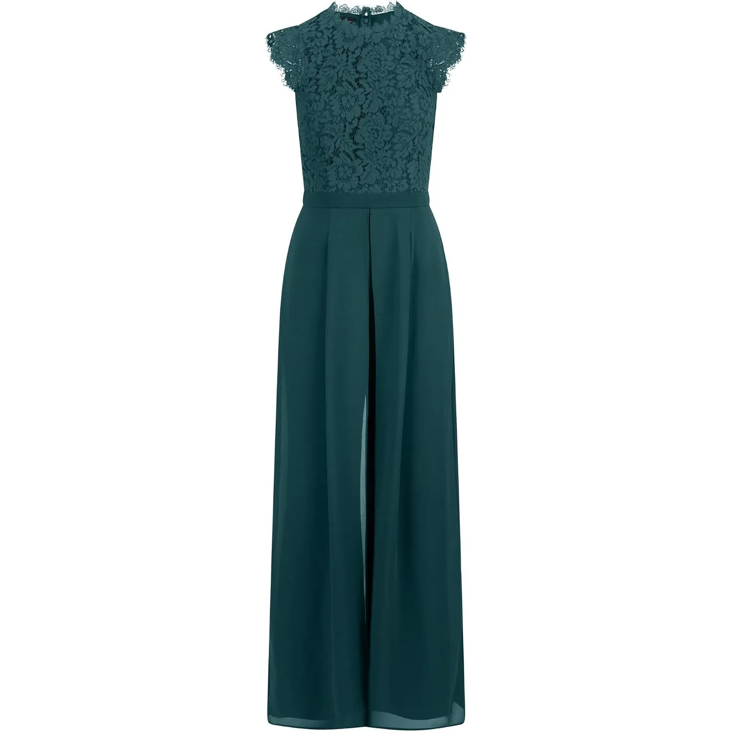 APART Fashion Damen Overall mit Spitzenoberteil overall