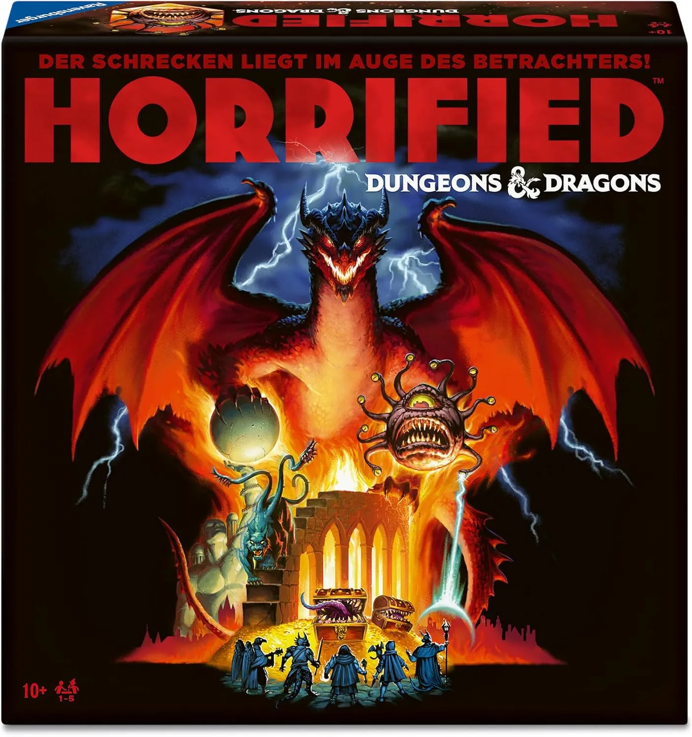 Ravensburger 24755 Horrified Dungeons & Dragons Cooperative Board Game for Everyone from 10 Years, for Game Evenings wi…