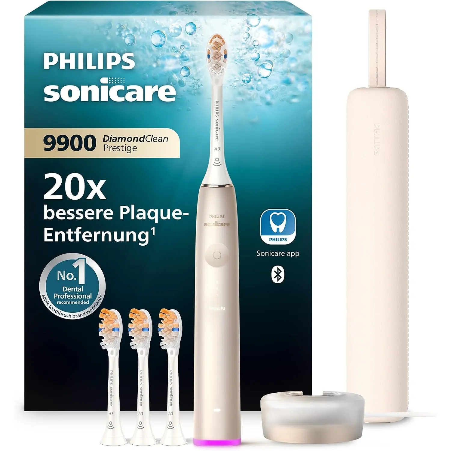 Philips Sonicare DiamondClean 9900 Prestige elektrische Zahnbürste