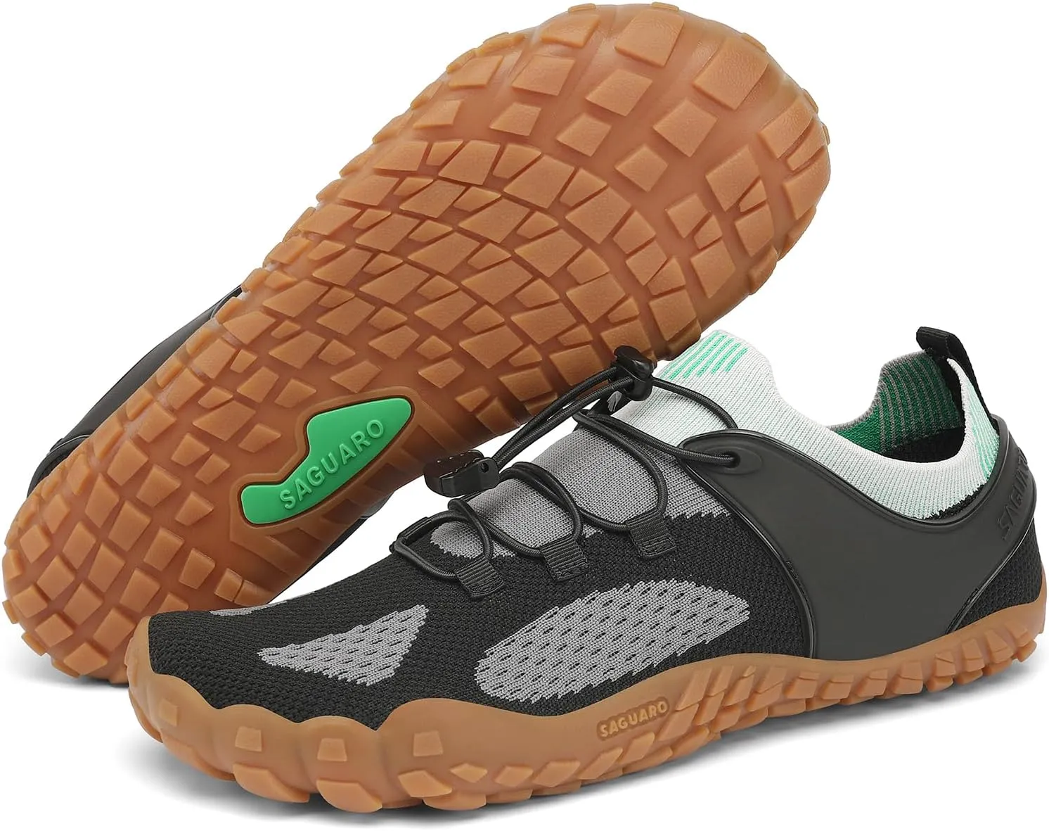 SAGUARO Knit Barfußschuhe rutschfest Barfuss Schuhe Damen Herren Mit Zero-Drop Solhe Gr.36-48