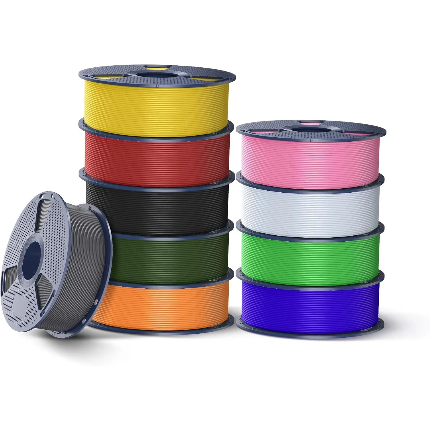 SUNLU 10KG High Speed PLA+2.0 Filament 1.75 Schwarz, PLA Plus 2.0 Filament