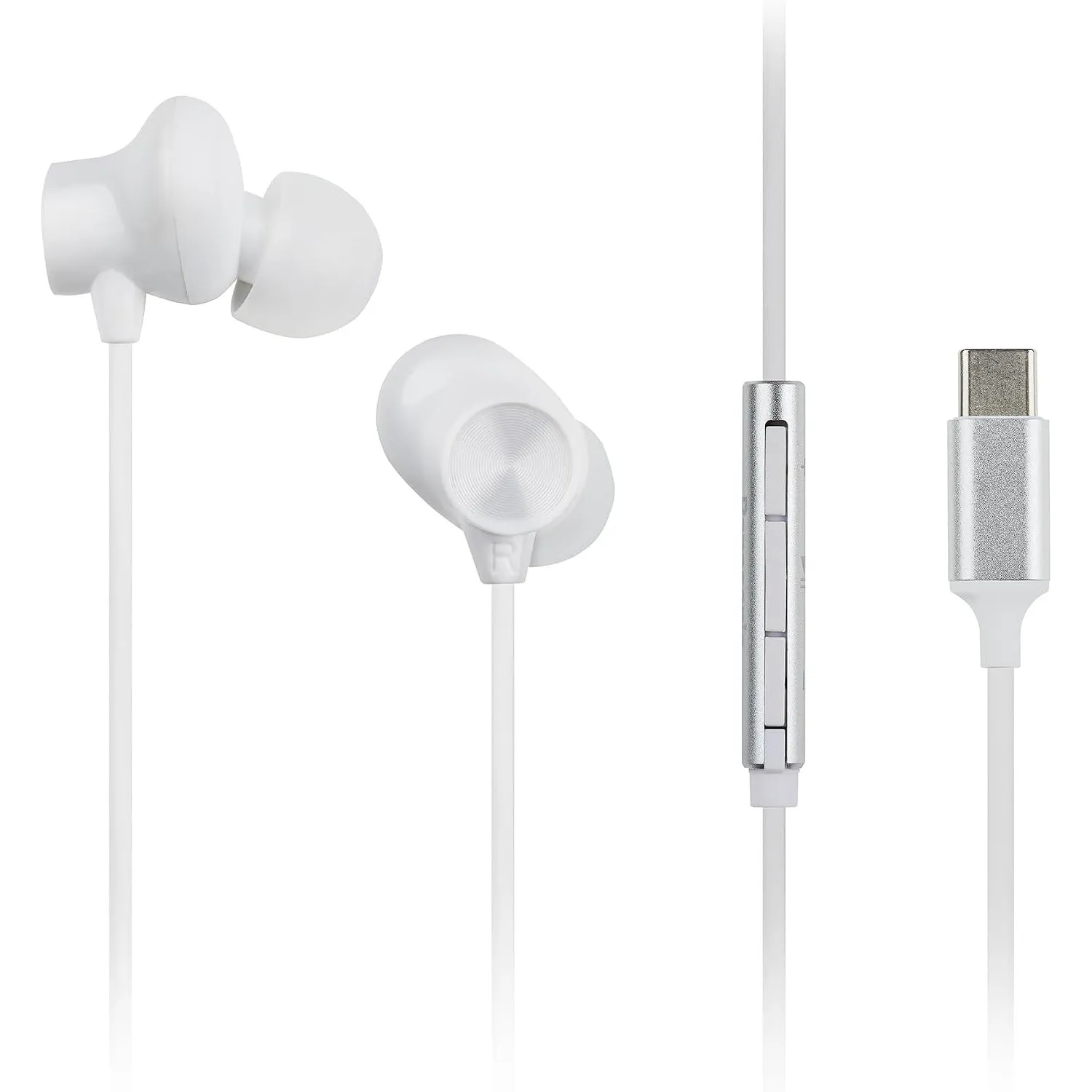 Panasonic RP-TCM225DEW, USB-C-Ohrhörer, In-Ear-Ohrhörer, kabelgebundene Kopfhörer mit integriertem Mikrofon & Bedienung…