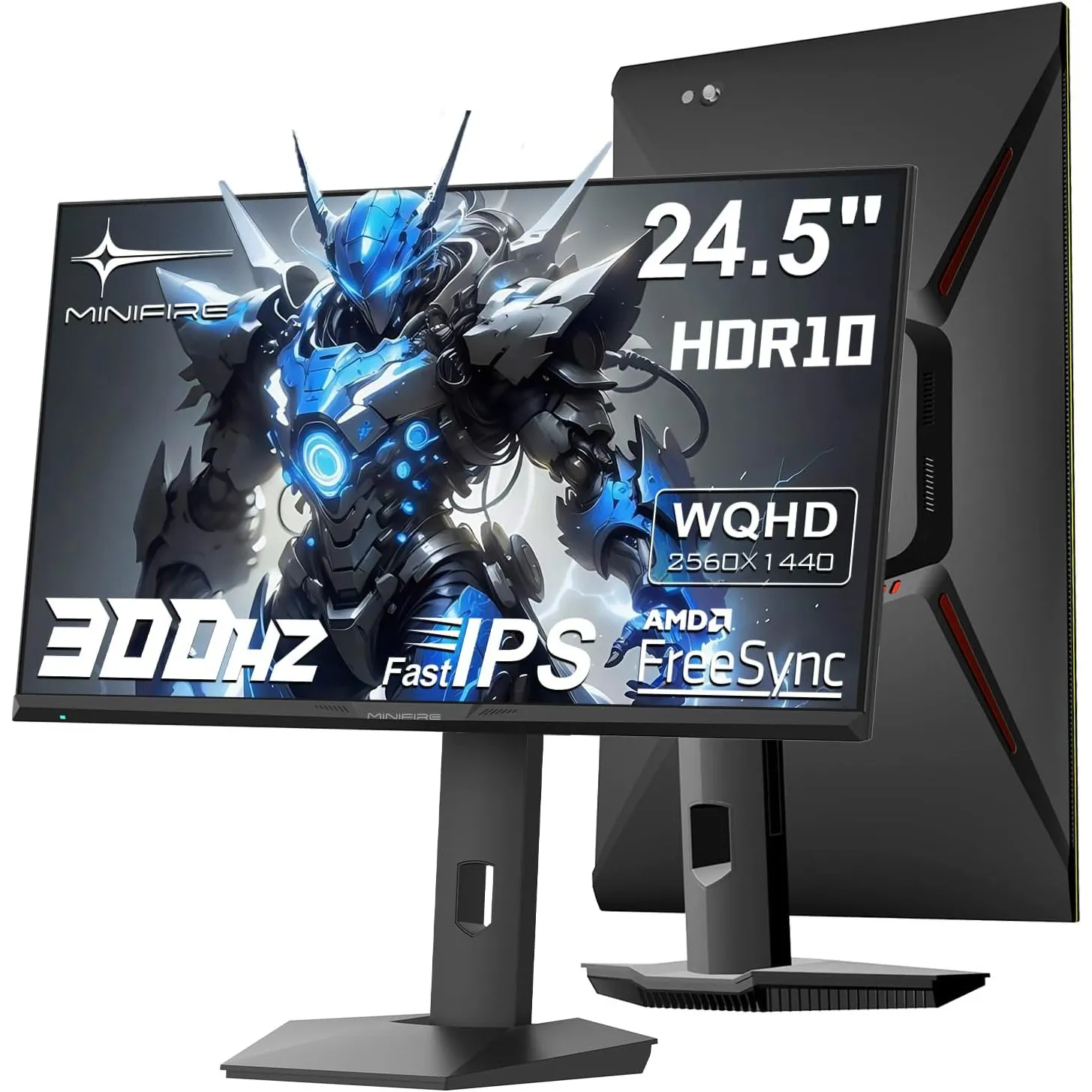 Minifire 24.5" WQHD 300Hz Gaming Monitor 1ms HDR (MFG25F6Q Pro)