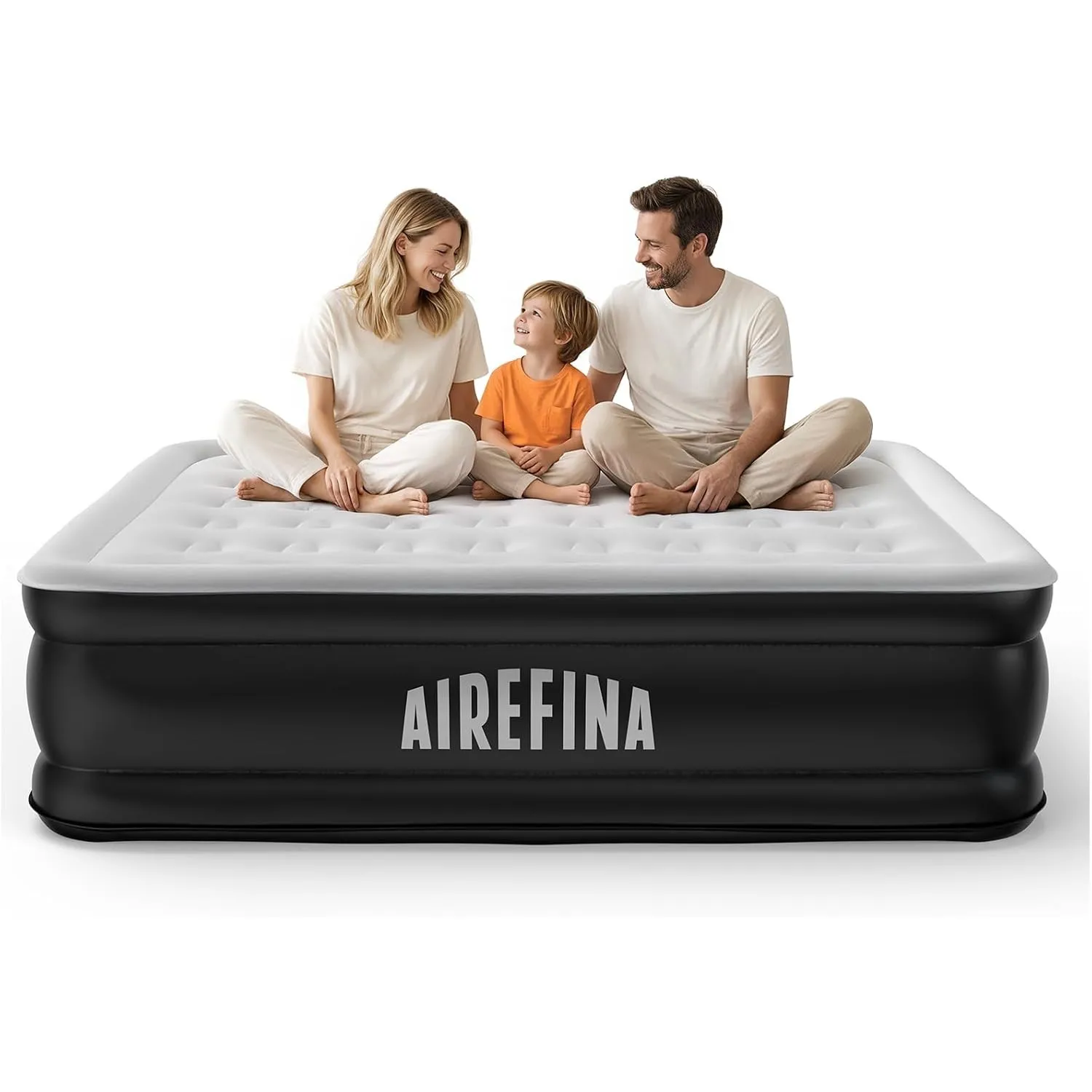 Airefina Luftbett 2 Personen, Luftmatratze Selbstaufblasend mit Integrierter Pumpe, Aufblasbare Matratze in 3 Minuten, …