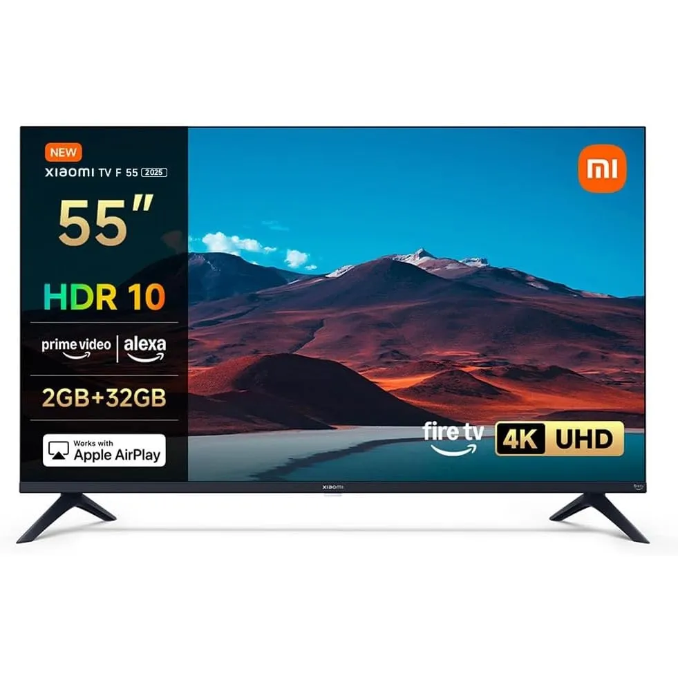 Xiaomi TV F 55 Zoll 2025, 4K UHD Smart TV, Fire OS8, HDR10, L55MB-FAEU