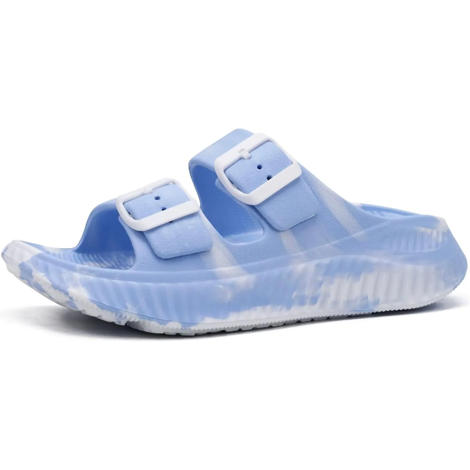 KuaiLu Damen Ortho‑Sandalen, Bogenstütze Sliders gegen Plantar Fasciitis | Recovery Sandalen Athletic Sport Bogen Unter…