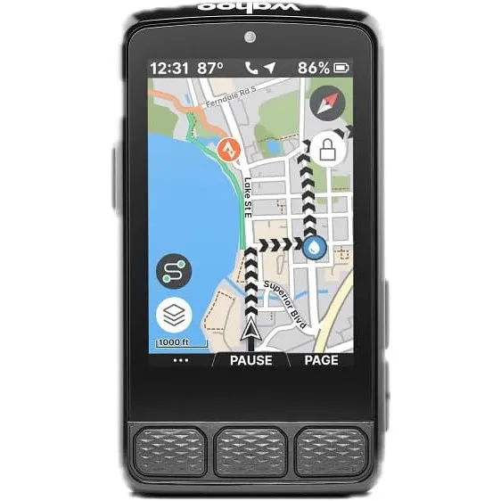Wahoo Fitness ELEMNT ROAM 3 GPS Fahrradcomputer, Schwarz