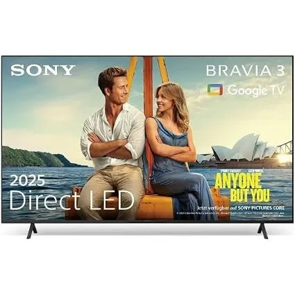 Sony BRAVIA 3 - Direct LED 50 Zoll Fernseher (K50S32), X-Balanced Speaker, Dolby Vision/Atmos, IMAX Enhanced, Google TV…