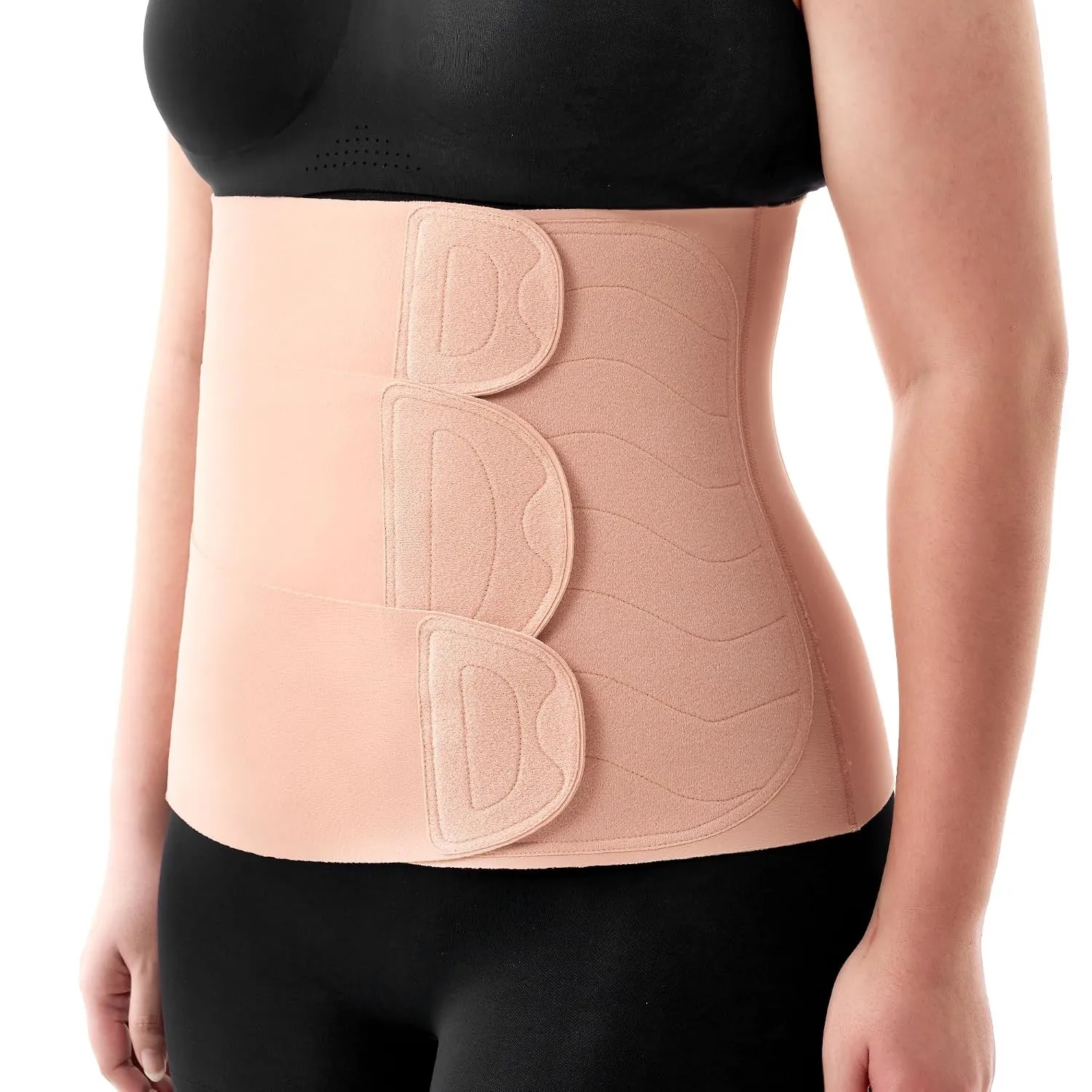 Momcozy RB001 Ergowrap Bauchgurt nach Geburt, 3D-Kompression & Rückenstütze