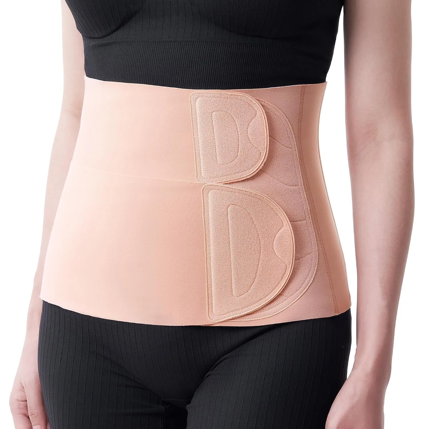 Momcozy RB001 Ergowrap Bauchgurt nach Geburt, 3D-Kompression & Rückenstütze
