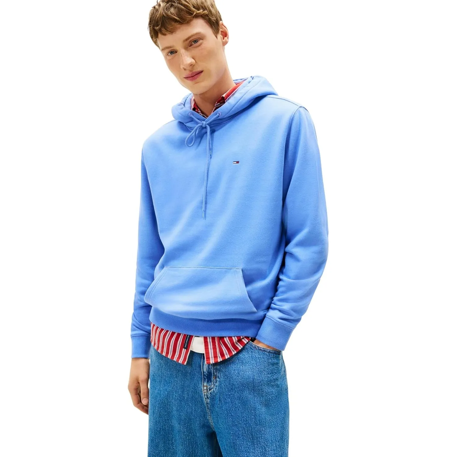 Tommy Jeans Herren TJM Reg S Flag Hoodie EXT Dm0dm20742 Kapuzenpullover (1er Pack)
