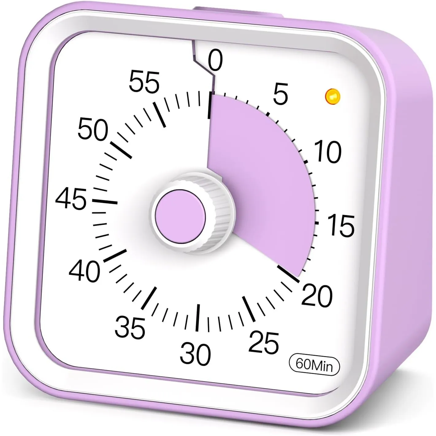 Visueller Timer Kinder mit Pausenfunktion, 60 Minuten Countdown Timer für Kinder Schreibtischstudie, Bürotisch und Meet…