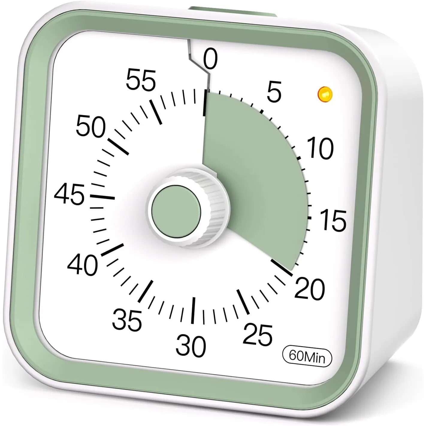Visueller Timer Kinder mit Pausenfunktion, 60 Minuten Countdown Timer für Kinder Schreibtischstudie, Bürotisch und Meet…