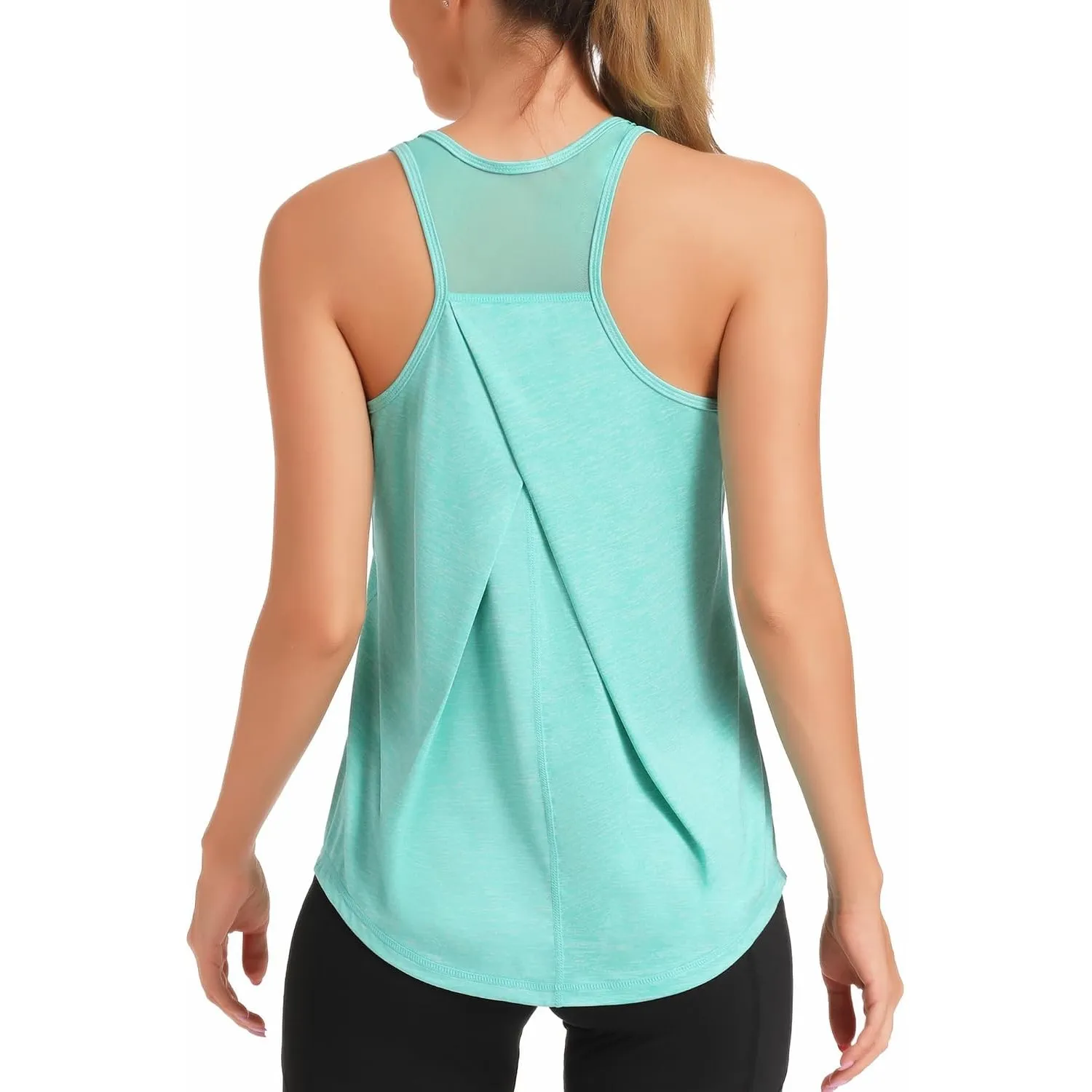 Damen Sport Tank Top Ärmelloses Leichte Fitness Top Yoga Oberteile