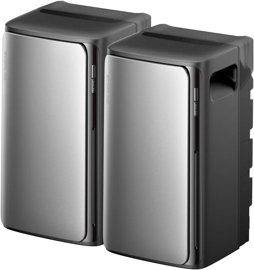 ECOFLOW STREAM AC Pro 2er-Pack, Balkonkraftwerk mit Speicher, 3,84kWh Solarspeicher, 100% Kompatibel mit allen Balkonkr…