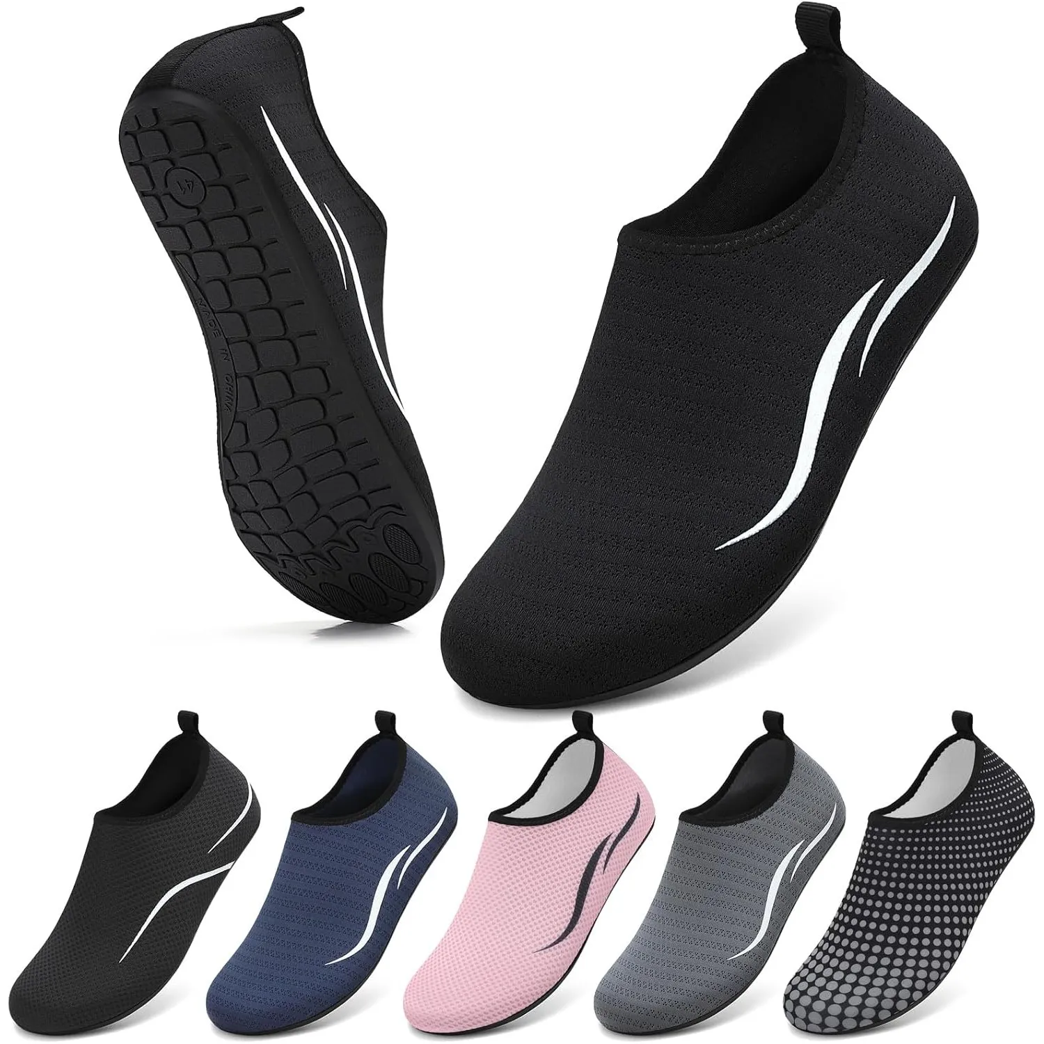 Wasserschuhe Herren Badeschuhe Damen Strandschuhe Schwimmschuhe Aquaschuhe | Breathable Schnelltrockend Schuhe urlaub m…