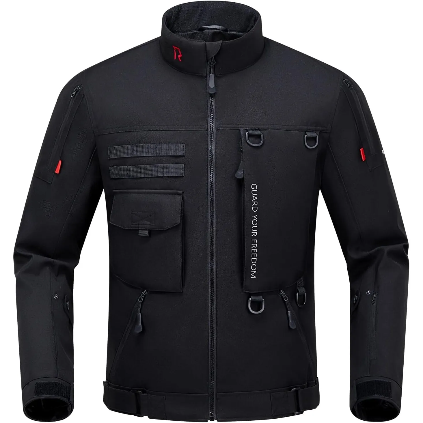 RIDEIRON Motorradjacke Herren Winter CE Class A mit Schulter- und Ellenbogenpolstern(CE-2),herausnehmbarem Innenfutter …
