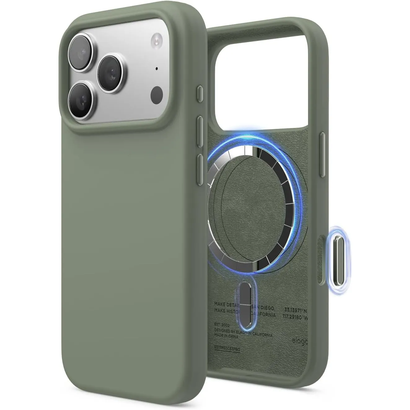 elago Magnetische Silikon Hülle für iPhone 18 Pro & iPhone 17 Pro