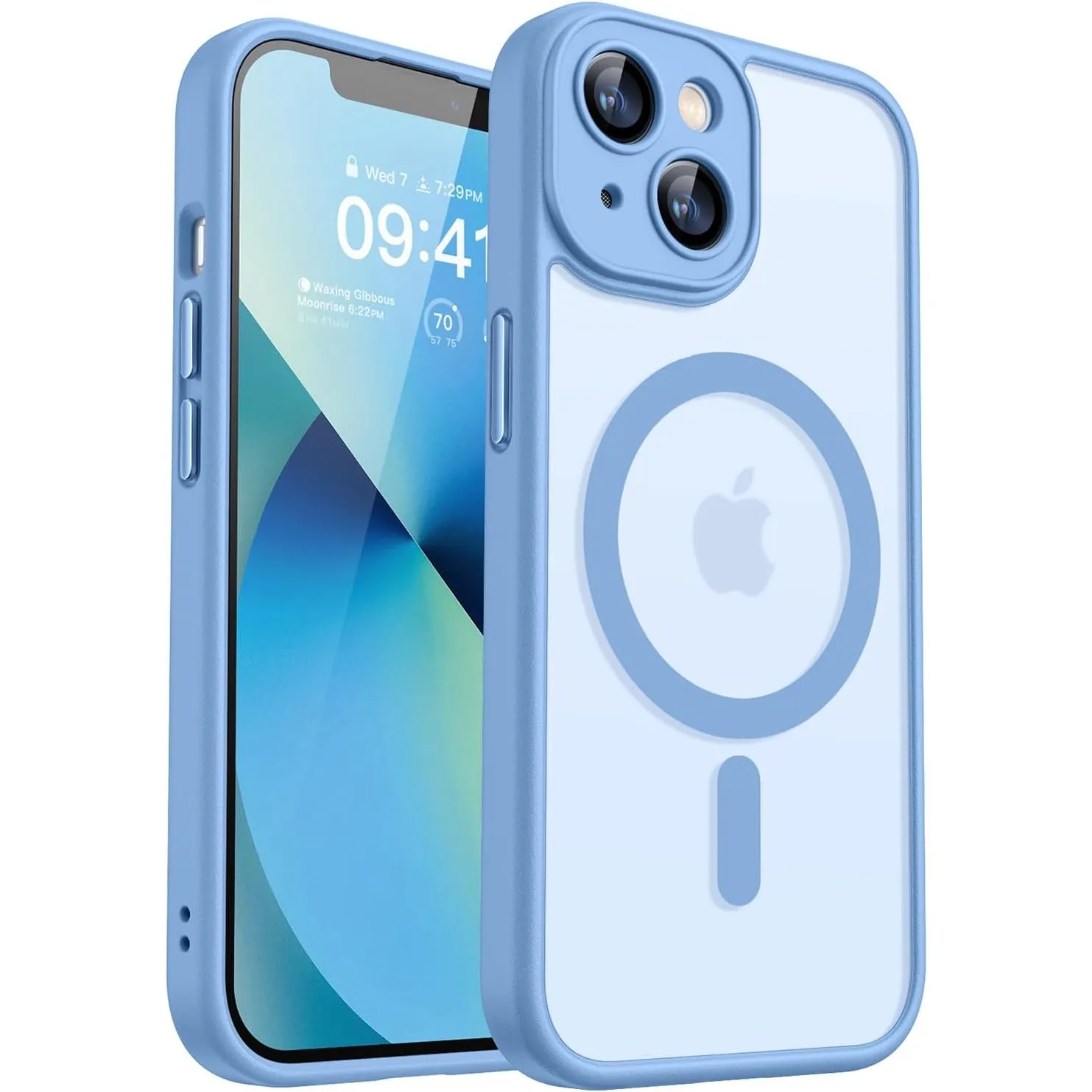 CANSHN für iPhone 13 Mini Hülle mit Kameraschutz für Magsafe (TOP Militärschutz & Magnetkraft) Extrem Haltbarkeit Hülle…