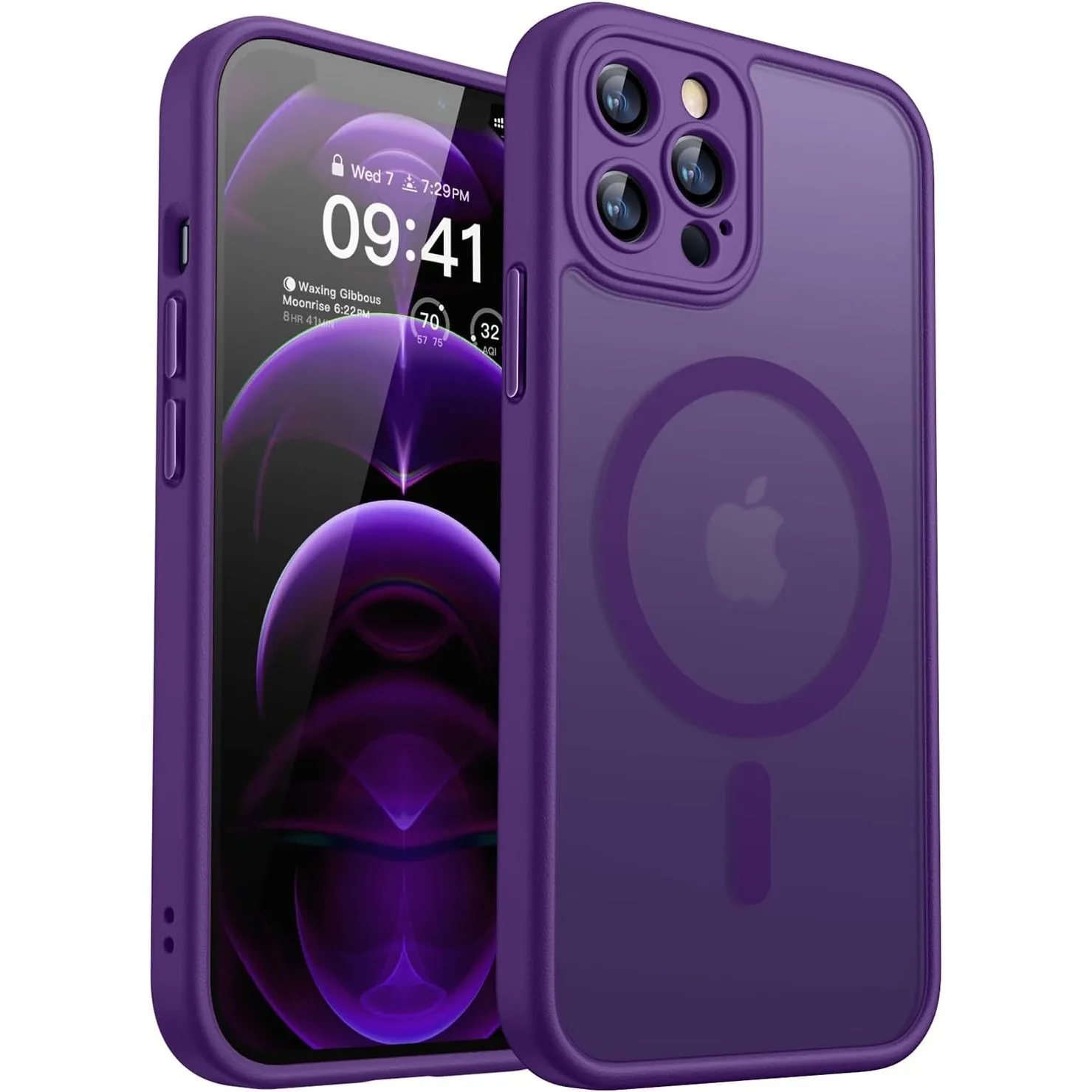 CANSHN für iPhone 12 Pro Hülle mit Kameraschutz für Magsafe (TOP Militärschutz & Magnetkraft) Extrem Haltbarkeit Hülle …