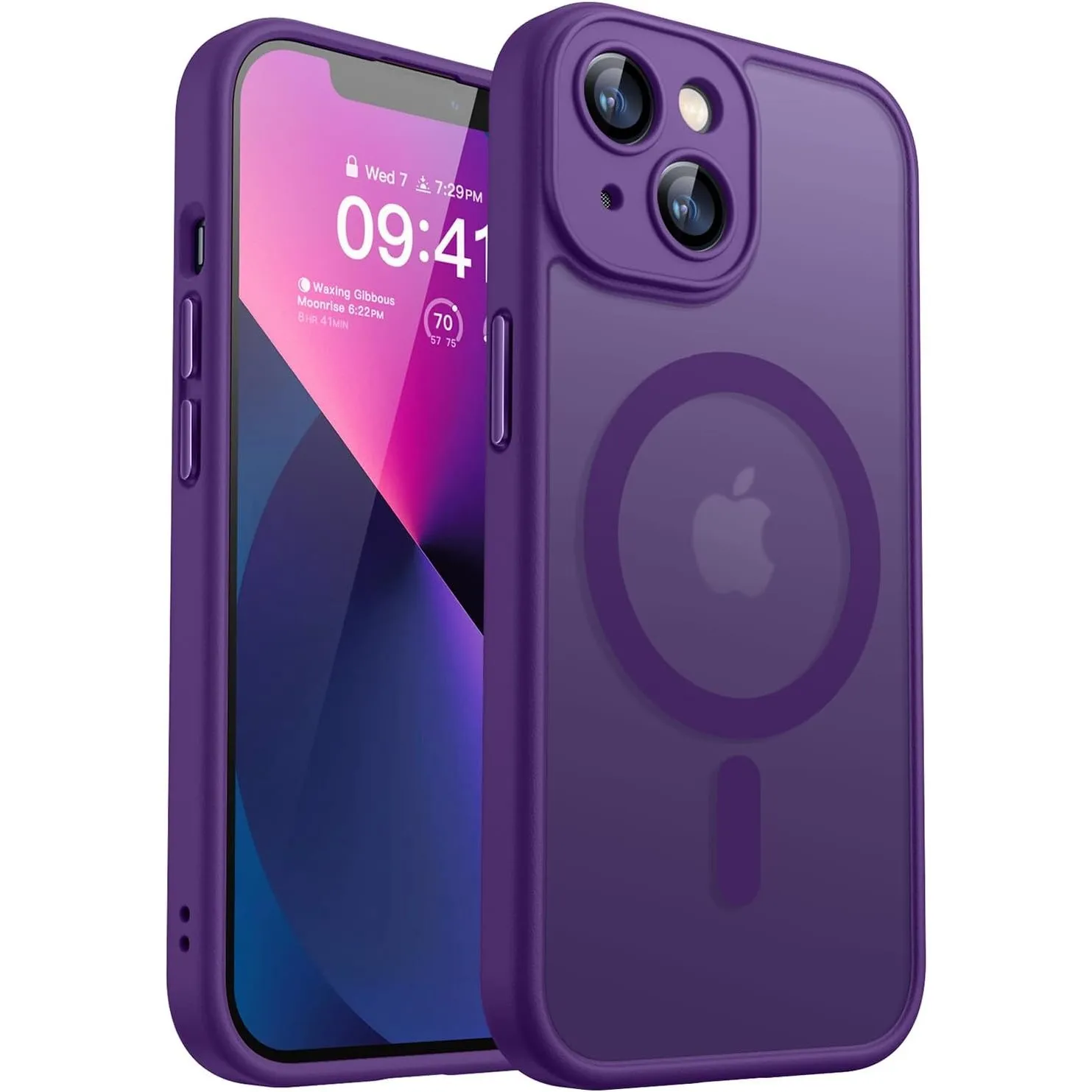 CANSHN für iPhone 13 Mini Hülle mit Kameraschutz für Magsafe (TOP Militärschutz & Magnetkraft) Extrem Haltbarkeit Hülle…