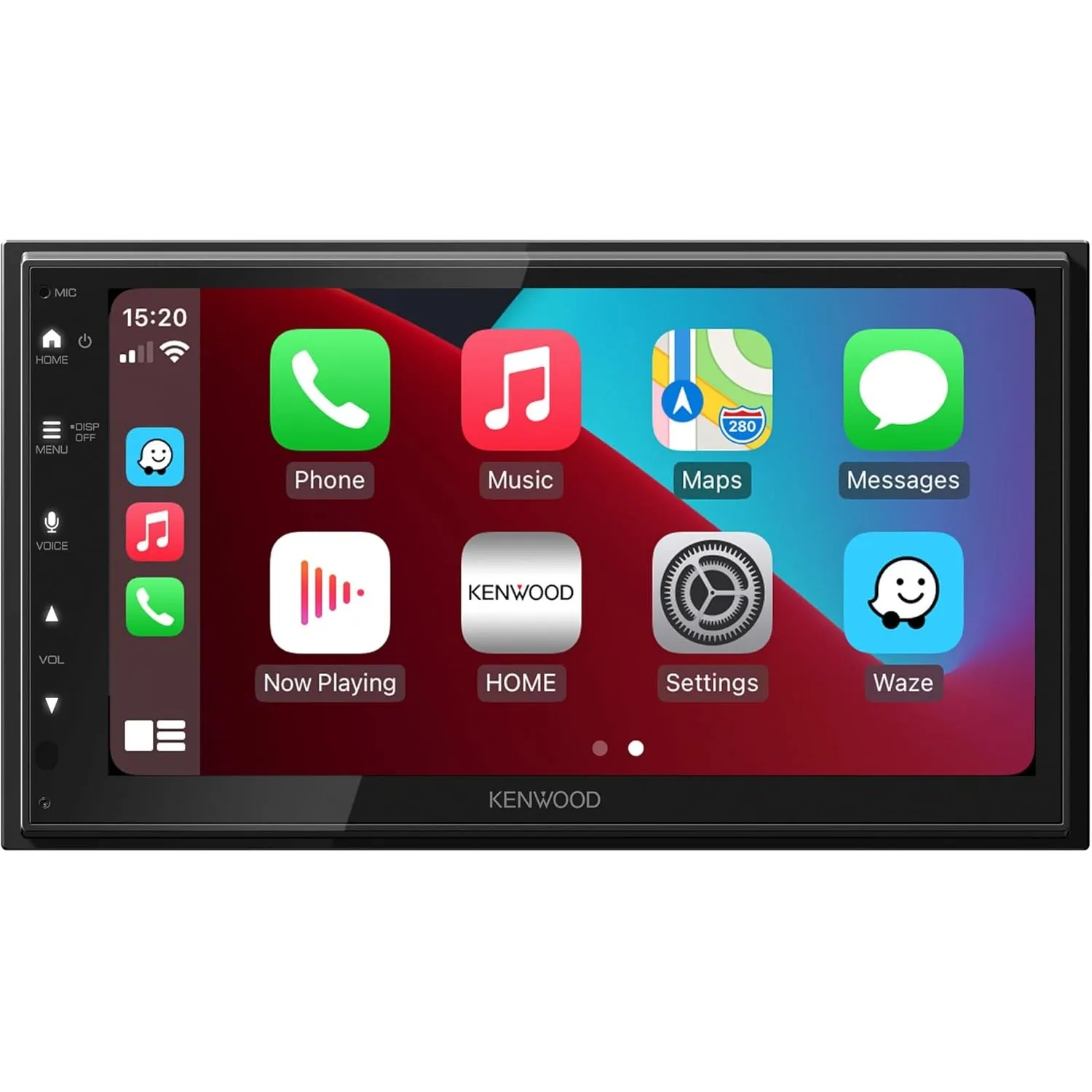 Kenwood DMX6523DABS - 17,3 cm WSVGA Moniceiver mit DAB+/FM, Wireless CarPlay & Android Auto, Apple & Android Wireless-M…