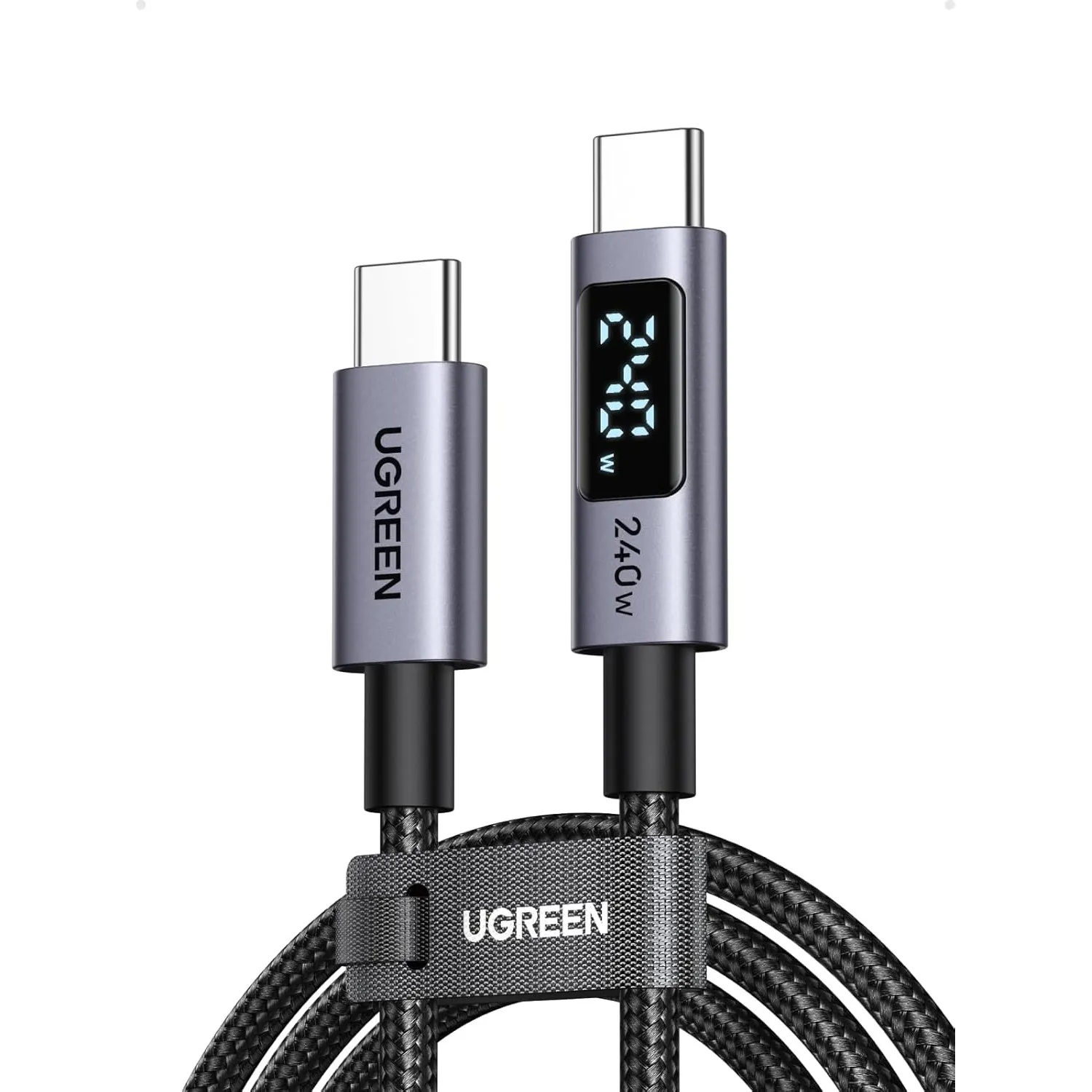 UGREEN 240W USB C Kabel mit Digital Display PD3.1 Schnellladekabel