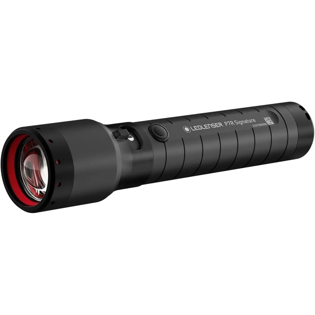 Ledlenser P7R Signature LED Taschenlampe, wiederaufladbar, 2500 Lumen, 340 m Fokus, 8 Modi, USB-C, IP68 wasserdicht, 80…